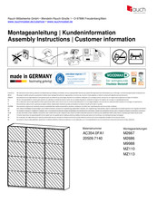 Rauch 20509.7140 Instructions De Montage