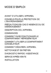 Whirlpool KD60178BFUU/A02 Mode D'emploi