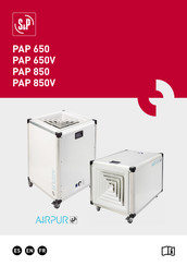 S&P AIRPUR PAP 650V VOC H14 Mode D'emploi