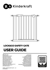 Kinderkraft LOCK&GO SAFETY GATE Guide D'utilisation