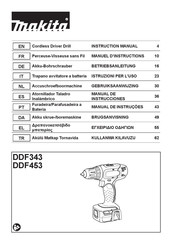 Makita DDF343 Manuel D'instructions