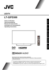 JVC LT-32FD300 Notice D'utilisation