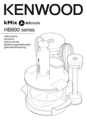 Kenwood kMix Triblade HB891 Instructions