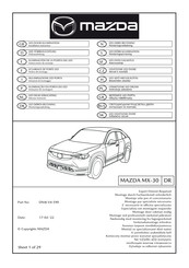 Mazda DN4J-V4-590 Notice De Montage