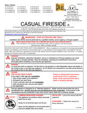 Owlee CASUAL FIRESIDE 5112-4272D-E Mode D'emploi