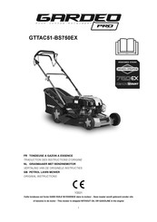 GARDEO PRO GTTAC51-BS750EX Traduction Des Instructions D'origine