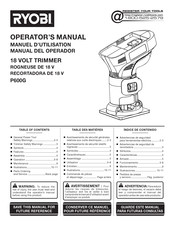 Ryobi P600G Manuel D'utilisation