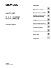 Siemens SIMATIC CP 4163-5 Instructions De Service