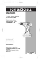 Porter Cable PC1800D Manuel D'instructions