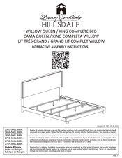 Hillsdale Furniture WILLOW 2751-500L-660L Instructions De Montage