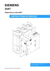 Siemens 3AK7 Instructions De Service