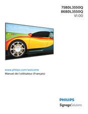 Philips Signage Solutions 75BDL3550Q/00 Manuel De L'utilisateur