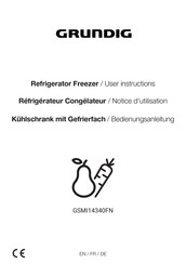 Grundig GSMI14340FN Notice D'utilisation