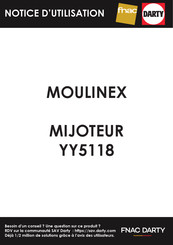 Moulinex Cookeo Plus YY5118 Manuel D'utilisation