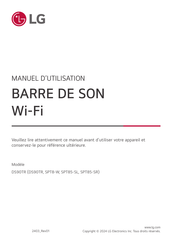 LG DS90TR Manuel D'utilisation