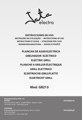 Jata electro GR213 Instructions D'usage