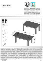 Forte TBLT7016 Notice De Montage