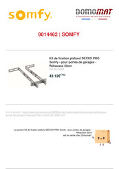 SOMFY 9014462 Notice D'installation Et D'utilisation