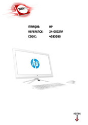 HP 24-G022NF Manuel De L'utilisateur