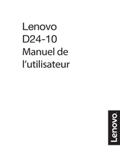 Lenovo D24-10 Manuel De L'utilisateur