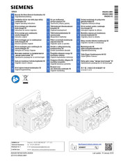 Siemens SIRIUS 3RA2933-2BB2 Instructions De Service Originales