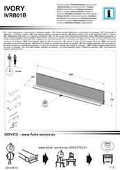 Forte IVORY IVRB01B Notice De Montage