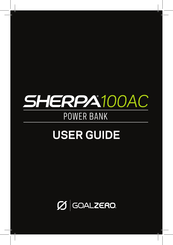 GOAL ZERO Sherpa 100AC Manuel D'utilisation