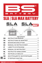 BS BATTERY BGZ16H Instructions De Montage