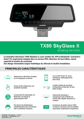 Taxitronic TX80 SkyGlass II Mode D'emploi