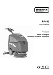 Cleanfix RA435 Mode D'emploi