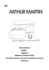 ARTHUR MARTIN AMPRP13 Manuel D'instructions