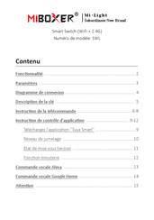 MiBoxer Mi-Light SWL Mode D'emploi