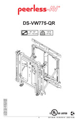 peerless-AV DS-VW775-QR Mode D'emploi