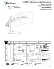 Ergotron DS100 Notice D'assemblage