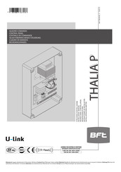 BFT THALIA P Instructions D'installation