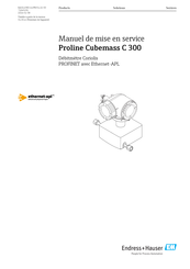 Endress+Hauser Proline Cubemass C 300 Manuel De Mise En Service