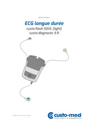 Custo Med ECG longue dure custo flash 510V Mode D'emploi