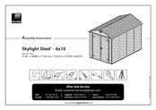 Palram Skylight Instructions D'assemblage