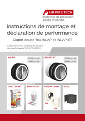 AIR FIRE TECH INLAP-ST Instructions De Montage