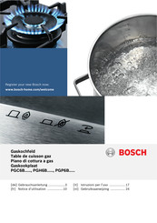 Bosch PGP6B5B80 Notice D'utilisation