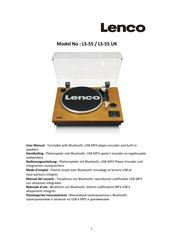 LENCO LS-55 UK Mode D'emploi