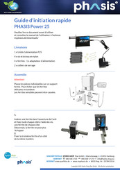 phasis Power 25 Guide D'initiation Rapide