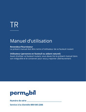 Permobil TiLite TR Manuel D'utilisation