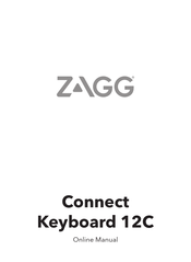 Zagg Connect Keyboard 12C Manuel