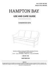 HAMPTON BAY 1001 655 362 Instructions D'assemblage