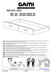 Gami UGO G79 402 Instructions De Montage