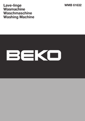 Beko WMB 61632 Mode D'emploi