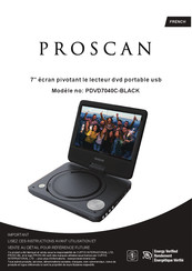 ProScan PDVD7040C-BLACK Mode D'emploi