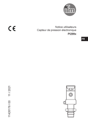 IFM PI299 Serie Notice Utilisateurs