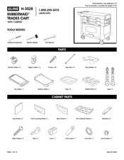 Uline RUBBERMAID H-3028 Mode D'emploi